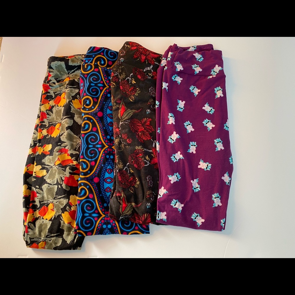 Lot of Lularoe leggings - one size (0-12)